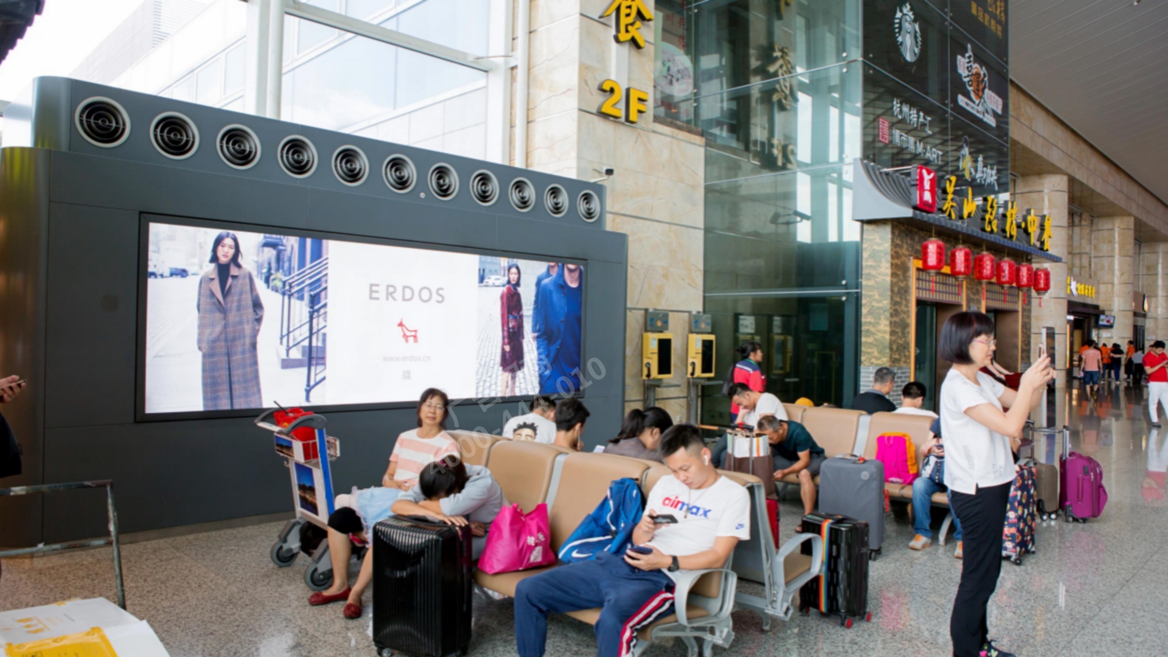 杭州萧山机场二层广告